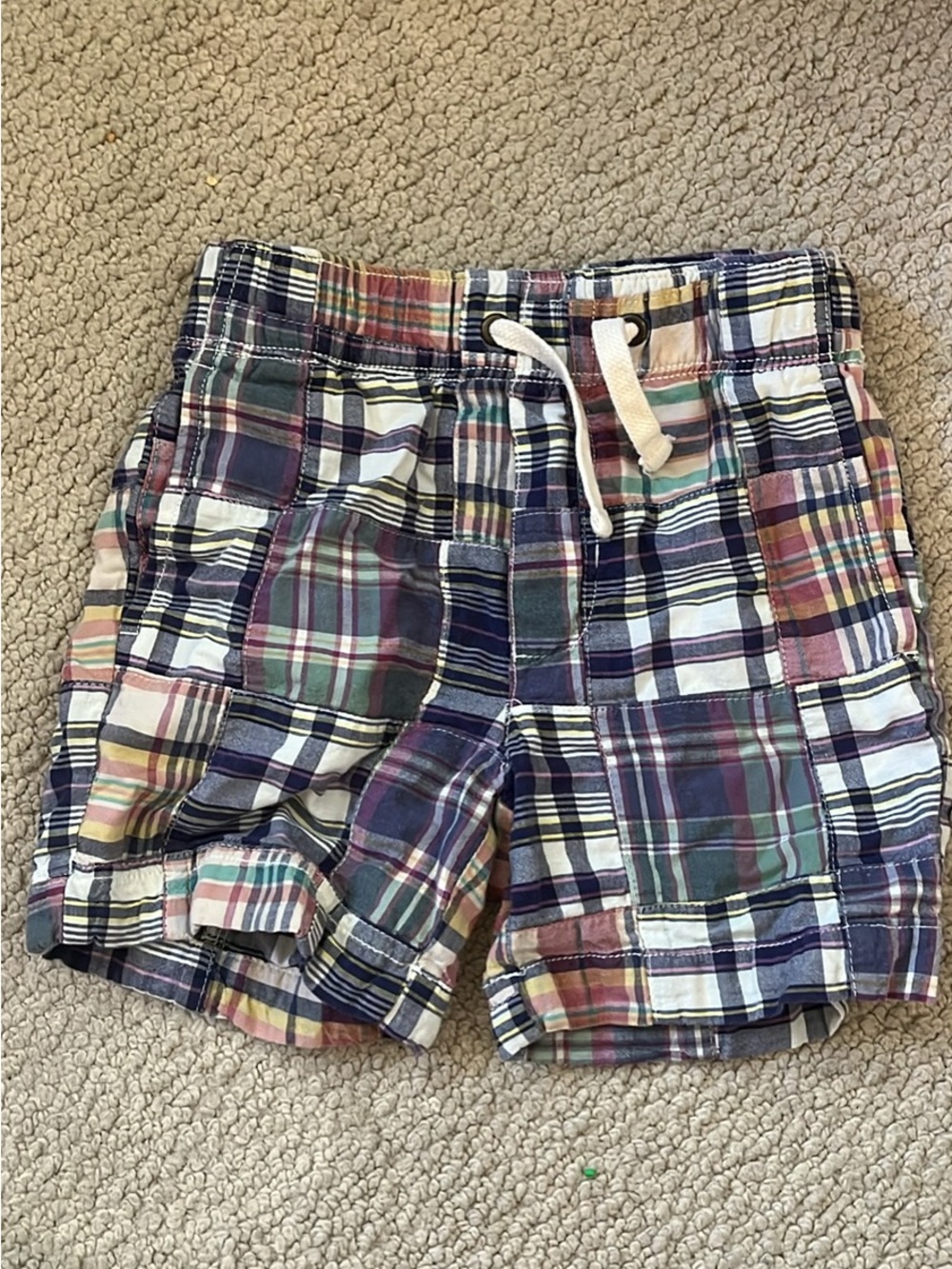 Crewcuts Multicolor Patchwork Plaid Shorts